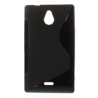 Силиконов гръб ТПУ S-Case за Nokia X2 / Nokia X2 DUAL черен